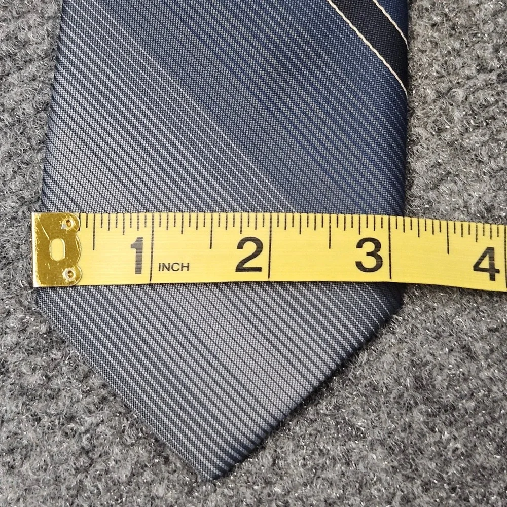 Striped Tie Blue Gray‎ Red Diagonal Pattern Classic Business Neckwear Enjoy